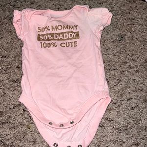 Pink onesie!